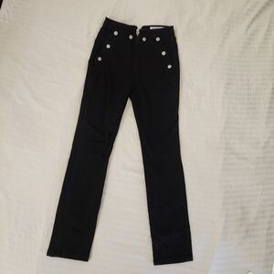 Rag & Bone Black Penton | Corset-inspired Jean size 24